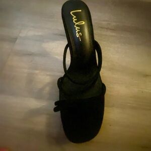 Lulu's Elegant Black Heels